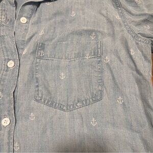 Rails women’s NEW Ingrid chambray anchors button down shirt XS